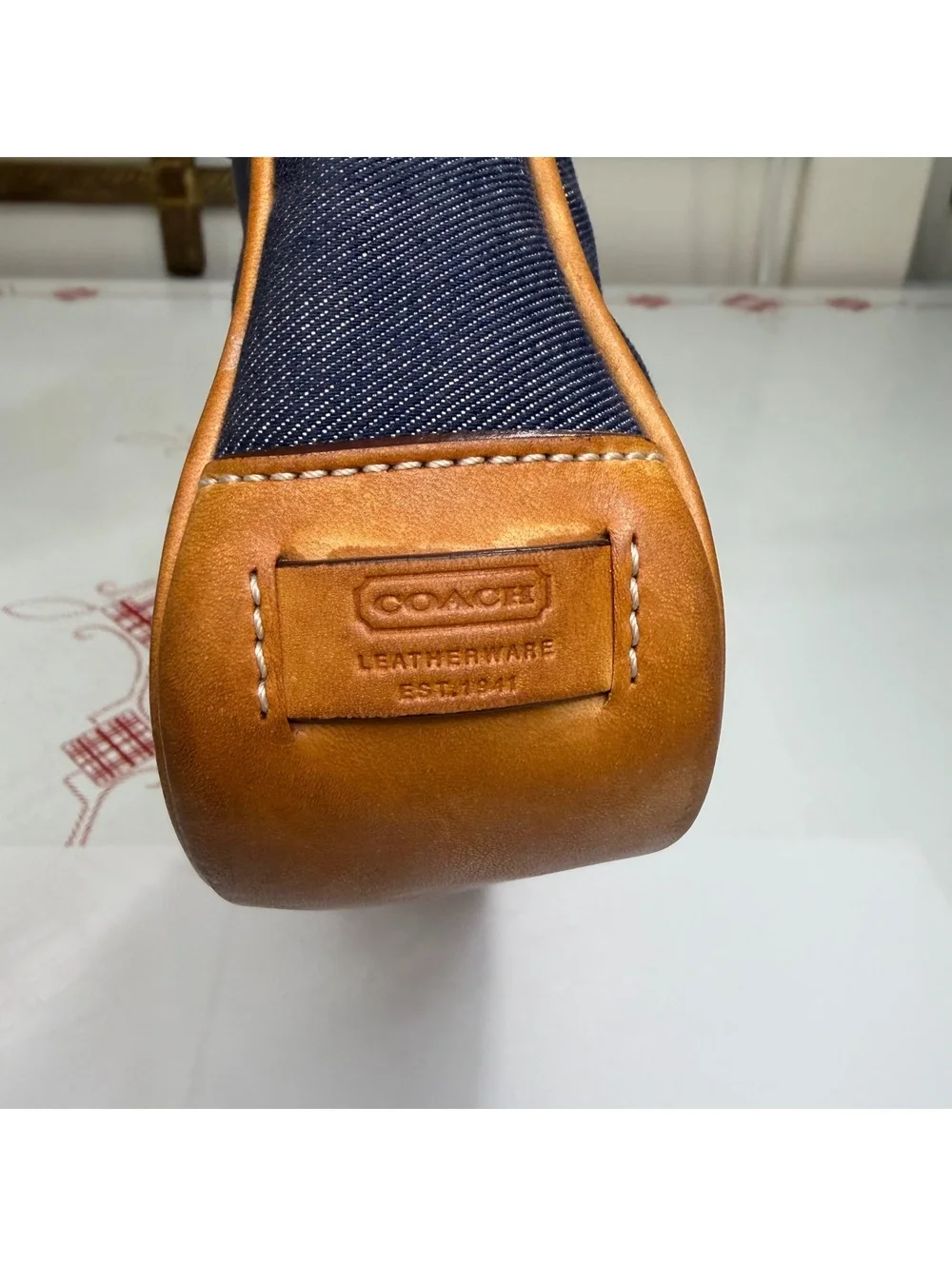 Coach Demi denim mini shoulder bag 2002 Y2K vintage